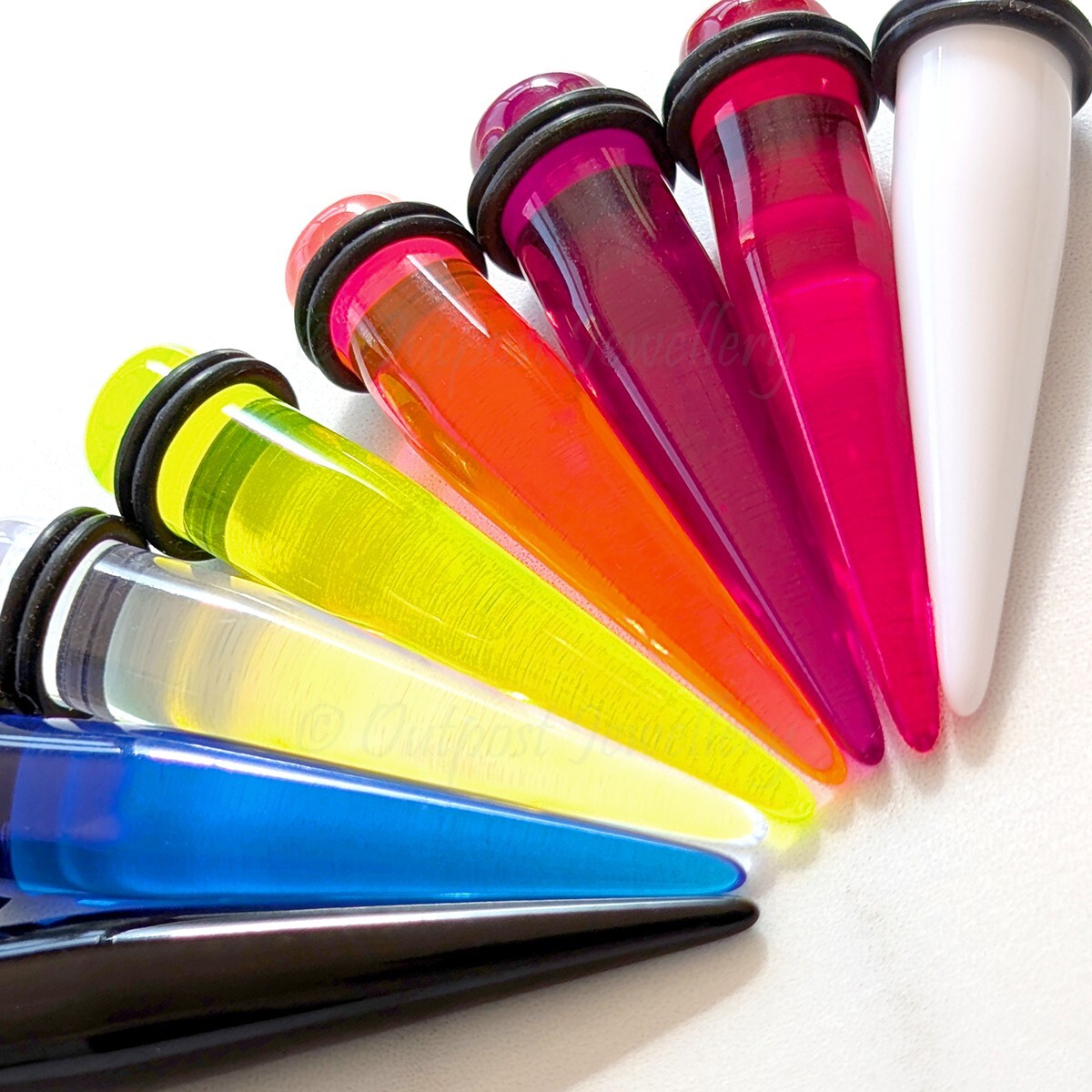 Odd Size 7mm,9mm,11mm,13mm,15mm Stretcher Taper Gauge Expander