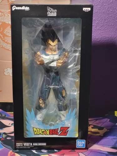 Figura Banpresto Dragon Ball Z Grandista Nero Vegeta Manga Dimensiones