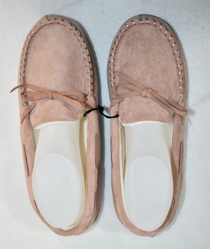 Home Top Moccasin Slippers Size 10 Memory Foam Light Mauve Women's - Picture 4 of 10