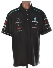 FORMULA 1 AMG MERCEDES RACING POLO SHIRT 2010'S SCHUMACHER ERA SIZE XL ADULT