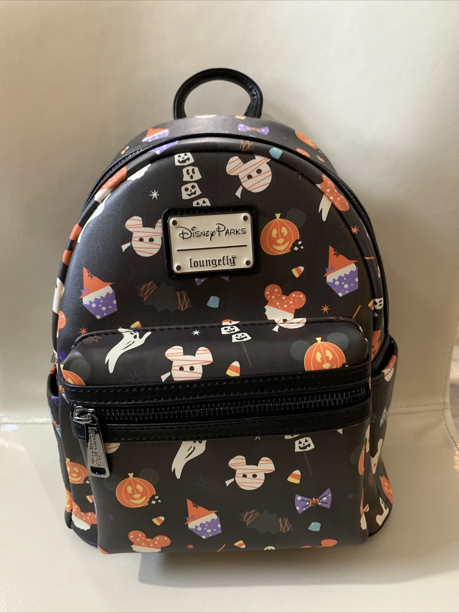 NWT Disney Parks Loungefly HALLOWEEN Snacks Mini Backpack Bag MICKEY