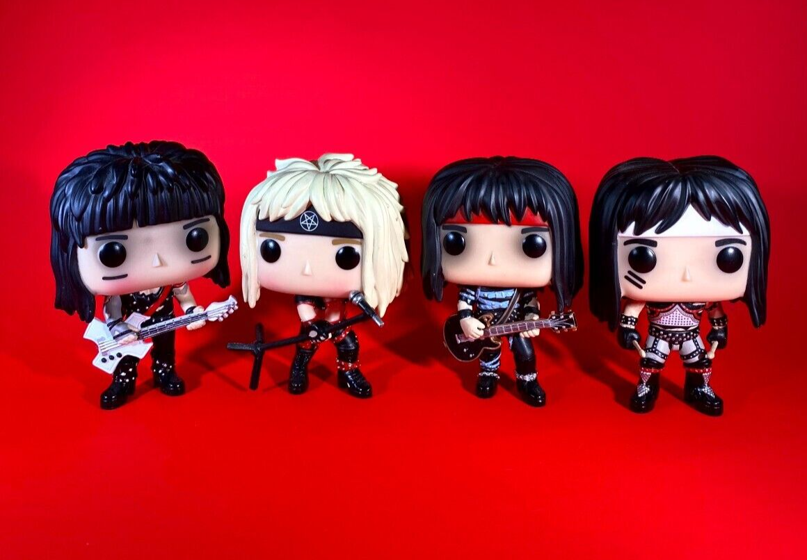 Motley Crue Funko Pop! Rocks 2018 Tommy Mick Vince Nikki Shout at the Devil  BB02