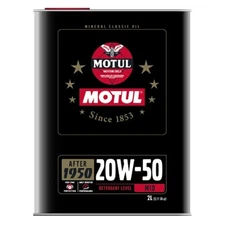 Motul 110621 Classic Performance 20W50 (2 Liter) - Motul 20W50 Classic Oil 2L