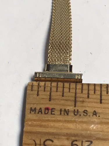 Vintage Women's Speidel Watch Band Mesh Stainless Steel New Made in Hong Kong - Picture 7 of 8