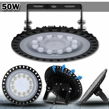 50W LED High Bay Light Commercial Industrial Low Bay Lights UFO Garage Warehouse