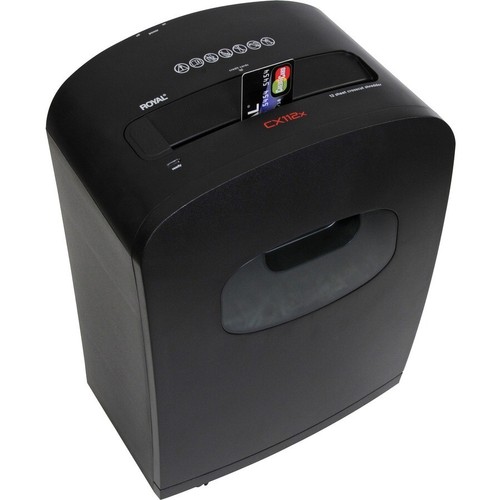 Royal 29186X 112MX Shredder Black Medium Duty Cross Cut 12 Per Pass Paper/CC/CD - Picture 2 of 4