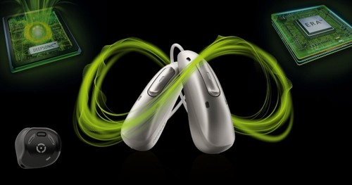 Phonak Audeo Kugel Infinio I90 PAAR silber + gratis Ladegerät