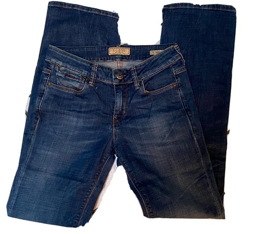 Women's GUESS Jeans Starlet Straight Leg Stretch Jeans Size 28