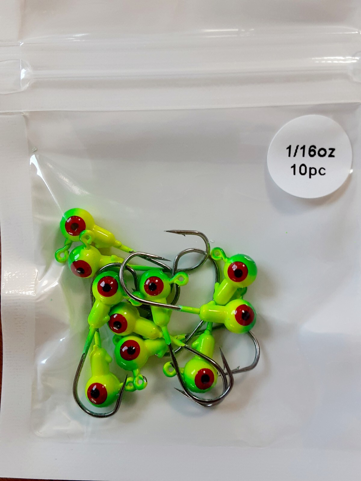 50pcs 1/16 oz Lead Jig Heads Fishing hooks Crappie lure ball head bass