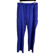 FIGS Scrub Pants Men's Technical Collection Double Pocket T2001 Blue Sz XL Scrub