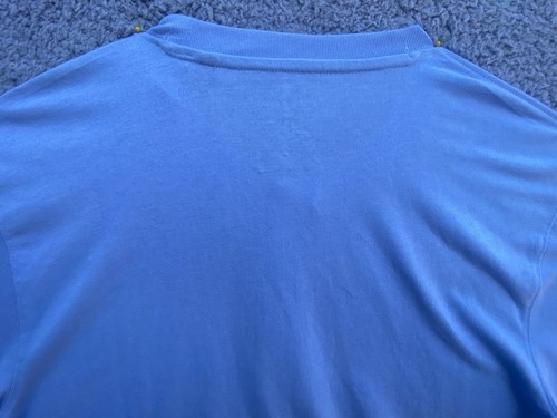 Tailor Vintage Henley Lounge Shirt Mens Medium Blue Fog Cotton NEW NWT - Picture 10 of 10