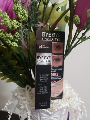 IT COSMETICS BYE BYE UNDER EYE CONCEALER - LIGHT NATURAL - Travel Sz. NIB $14