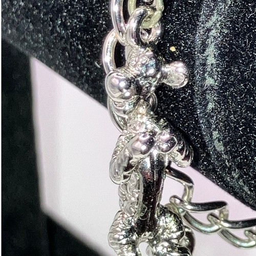 Disney Winnie The Pooh & Friends Silver-Tone Charm 7 1/8" Bracelet! - Picture 7 of 16