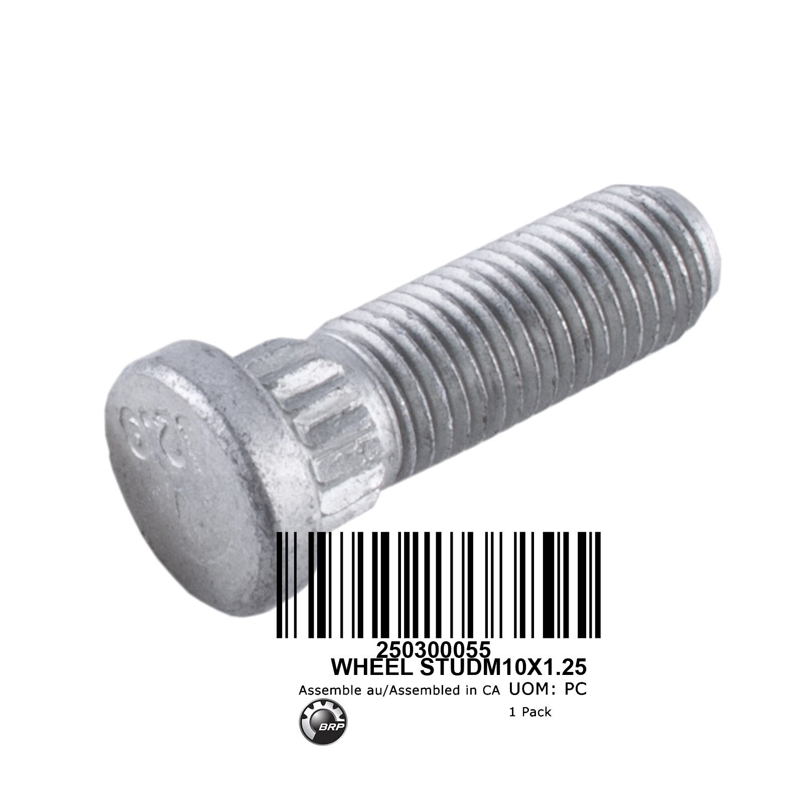 Seadoo OEM WHEEL STUD M10X1.25 250300055 eBay