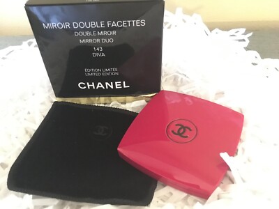 Bnib Chanel Compact Mirror Duo Diva Bright Pink Miroir