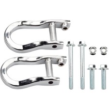 2pcs Chrome Tow Hooks for 2007-2019 Chevrolet GMC Silverado Sierra 1500 84072462