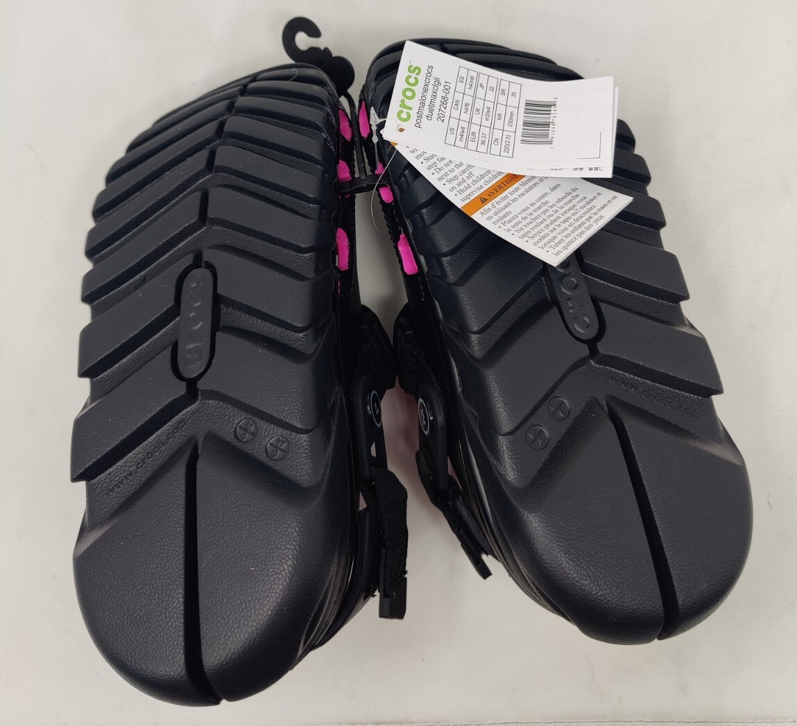 Post Malone X Crocs Duet Max Clog II Black / Pink 207268-001
