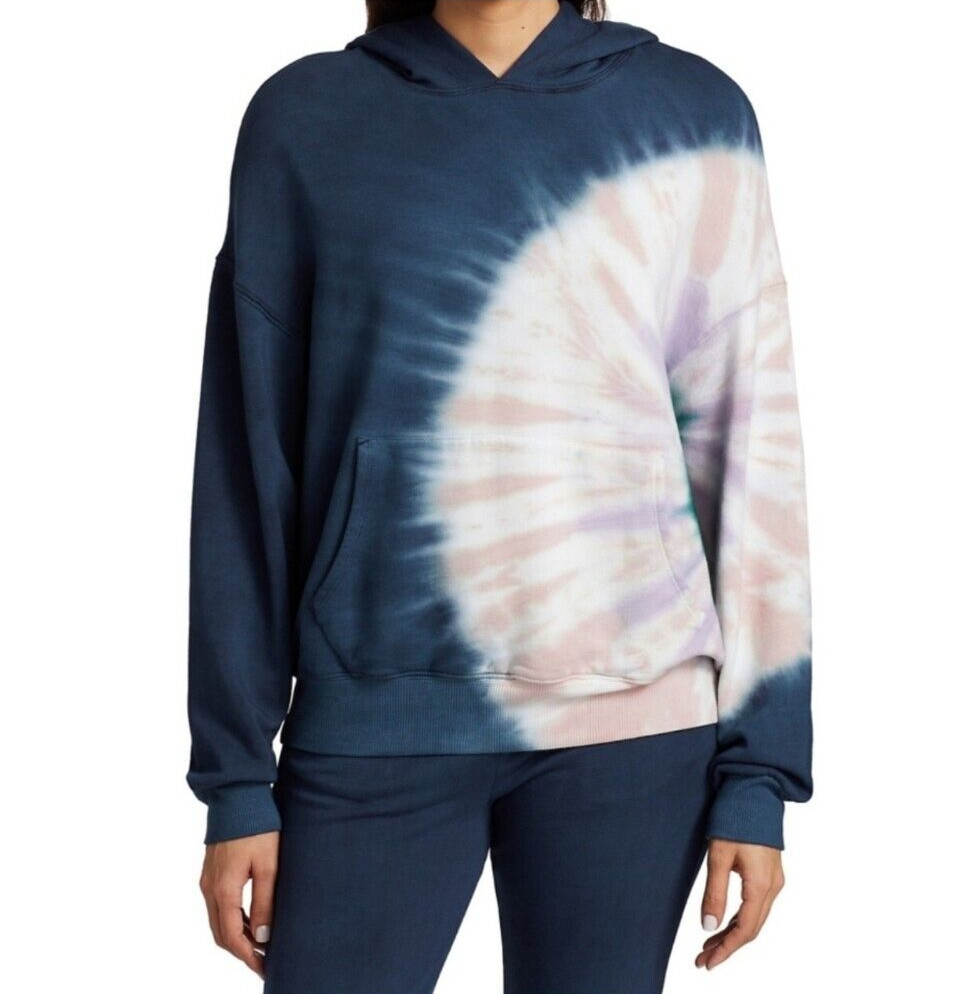 Wildfox SET Womens Periwinkle, Navy & Olivia Tie Dye Hoodie & Joggers Sets NWT image 6