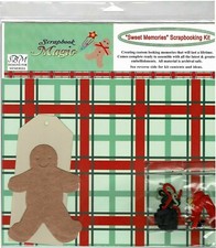 Gingerbread Chrismas Paper Piecing Page Kit Directions Paper Die-Cuts 12 x 12