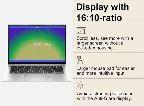New HP EliteBook 840 i7-1365U 10 Cores 14"WUXGA UpTo 64GB DDR5 2TB SSD SmartCard - Picture 11 of 16