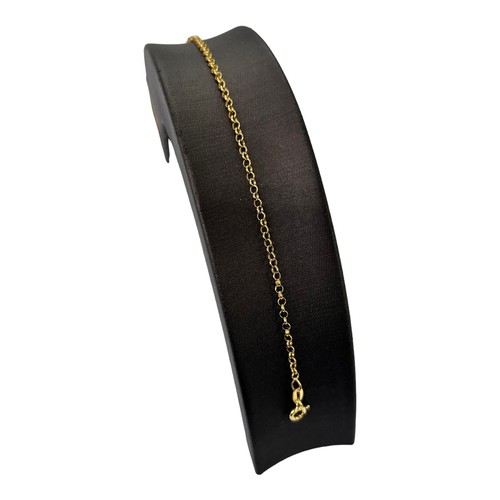 9ct 9k Yellow Gold Italian Fine Belcher Bracelet 1.15 Grams 19.5cm. Brand New - Picture 5 of 8