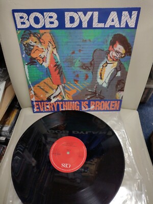Bob Dylan   Everything is Broken - Vinyl 12''. Maxi-single, 45 rpm - 1989 rare