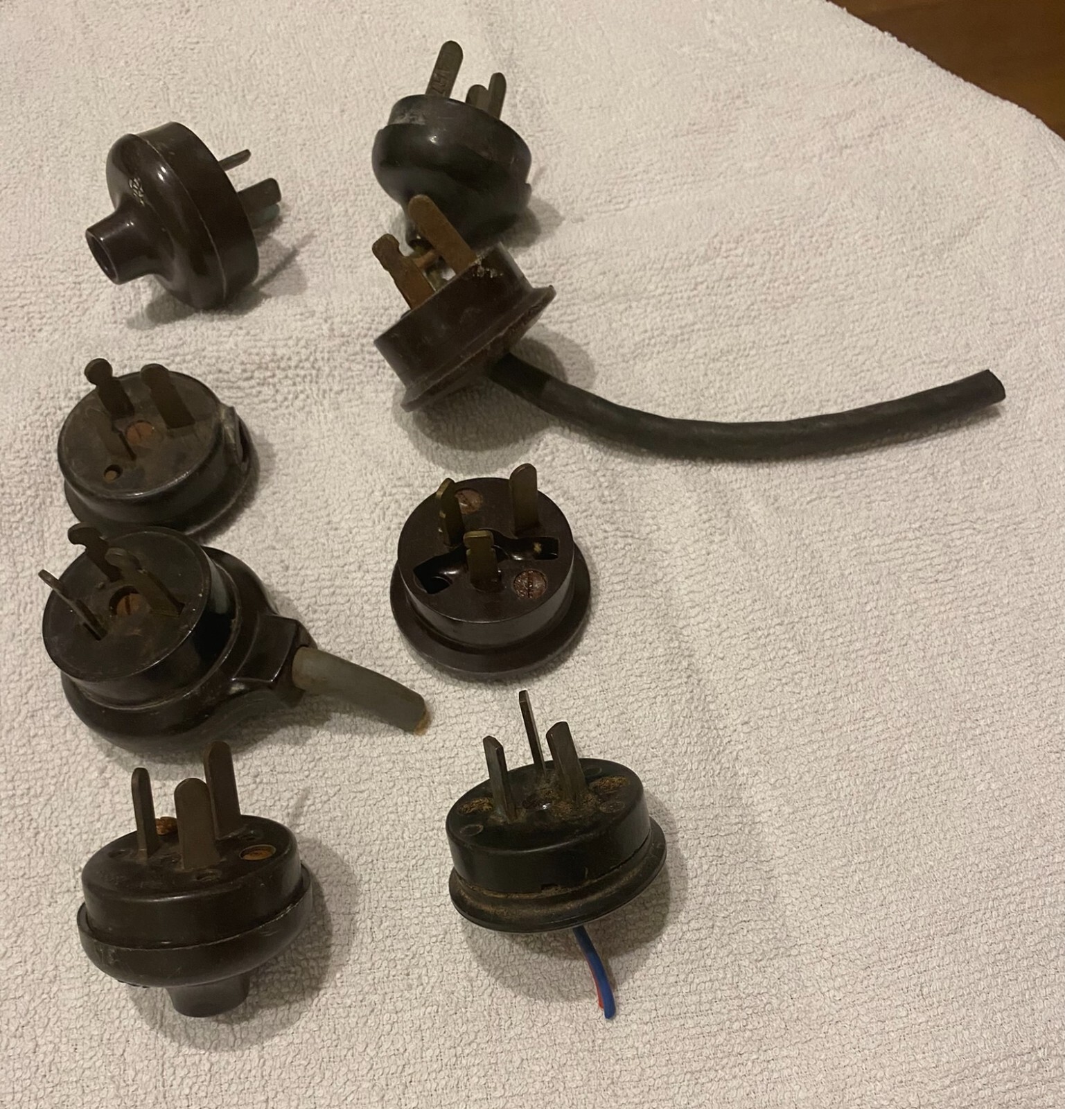 Original Vintage Bakelite Power Plug Ring Grip, HPM, Elmaco, J.J. Hoelle eBay