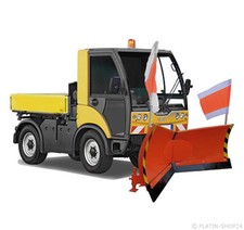 Multicar Vario Schneeschild V 125cm hydraulisch Winterdienst Schneeschieber