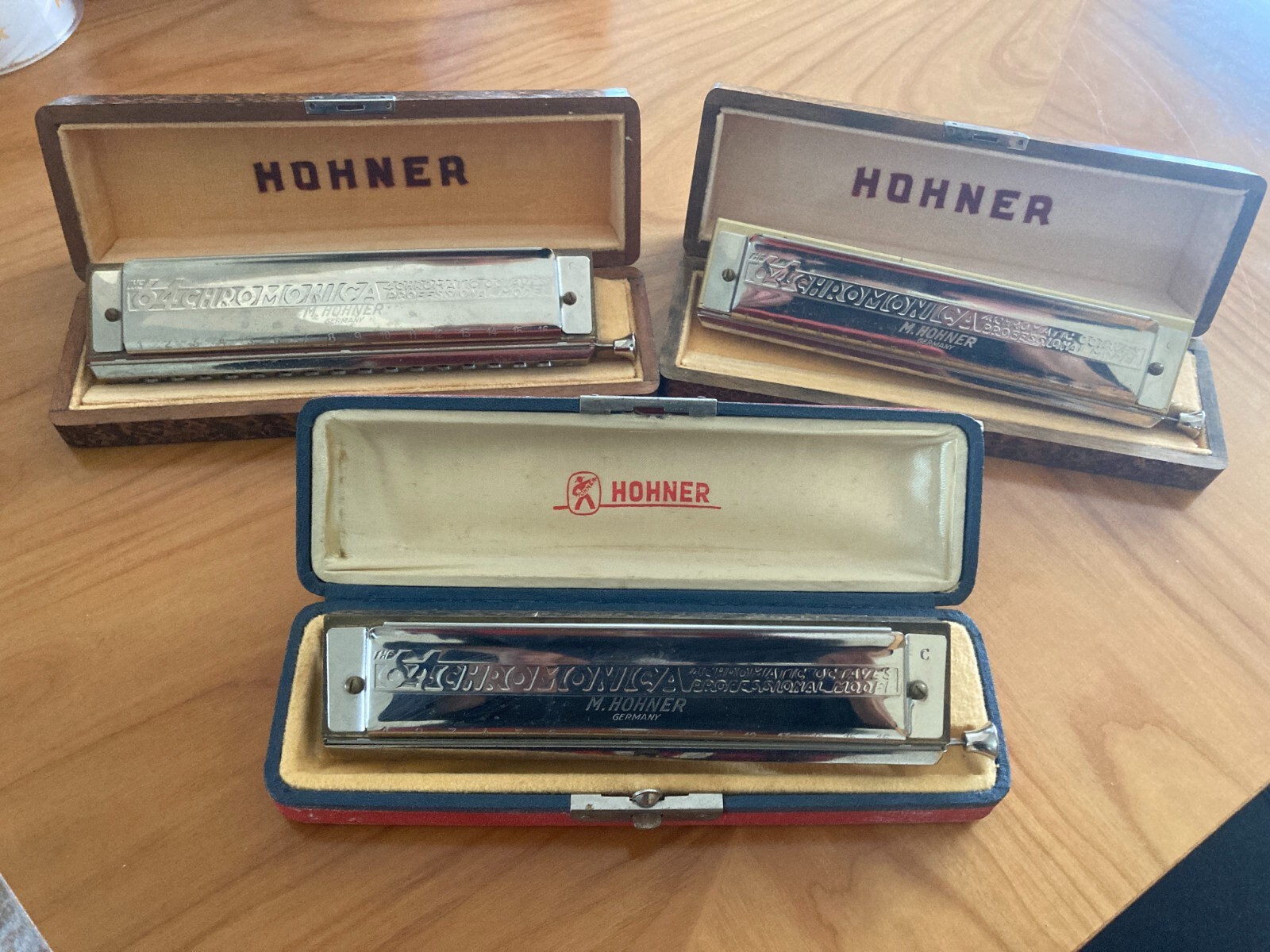 Vintage Hohner 64 Chromonica chromatic harmonicas eBay