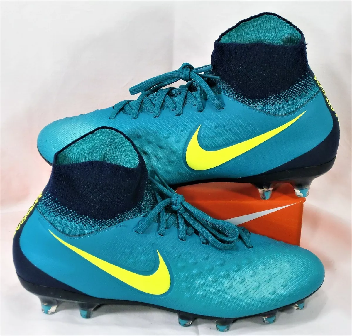 Nike JR Magista Obra II FG Rio Volt Soccer Cleats Sz 5Y NEW 844410 375 | eBay