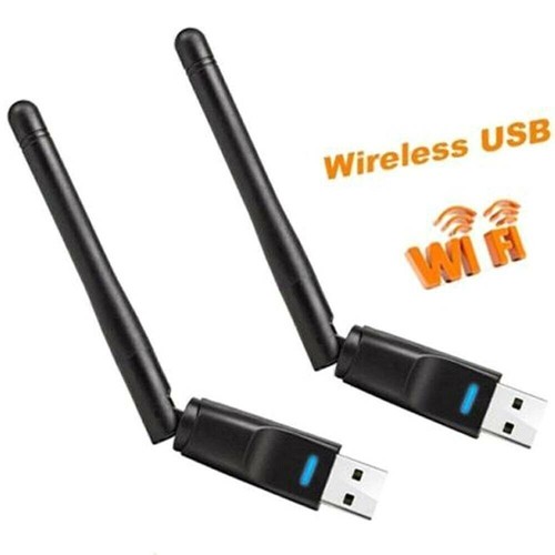 High-Speed Wifi Wireless USB Adaptor Antenna Dongle For PC Smart TV Box Opennox* - Afbeelding 2 van 10