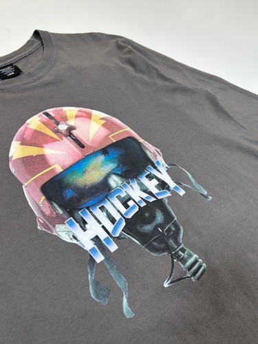 Hockey Skateboards Eyes Without A Face L/S Gray Graphic Tshirt Mens Size Large - Picture 13 of 15