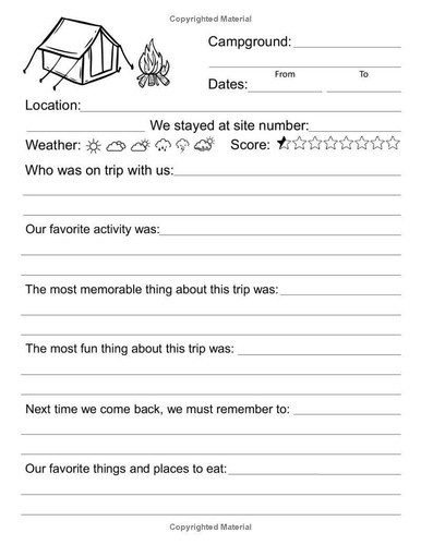 We Sleep Around: Camping Journal Paperback - Picture 3 of 5
