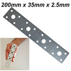 Flat Brackets Heavy Duty Connect Joining Plate Strong Galvanised Steel Fix Wood