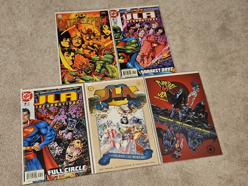 Lote de 113 cajas cortas JLA y Liga de la Justicia de América de alto grado - Imagen 10 de 12