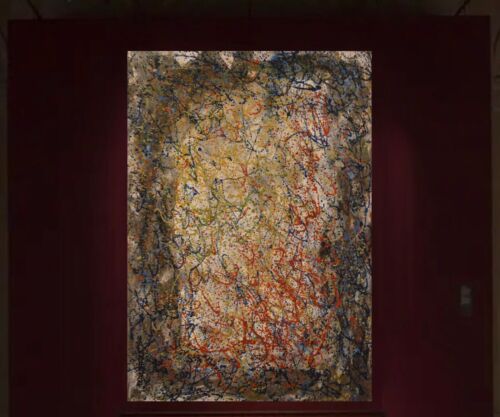 64”X44” Mark Little original canvas painting Acrylic,Abstract, Modern,Large