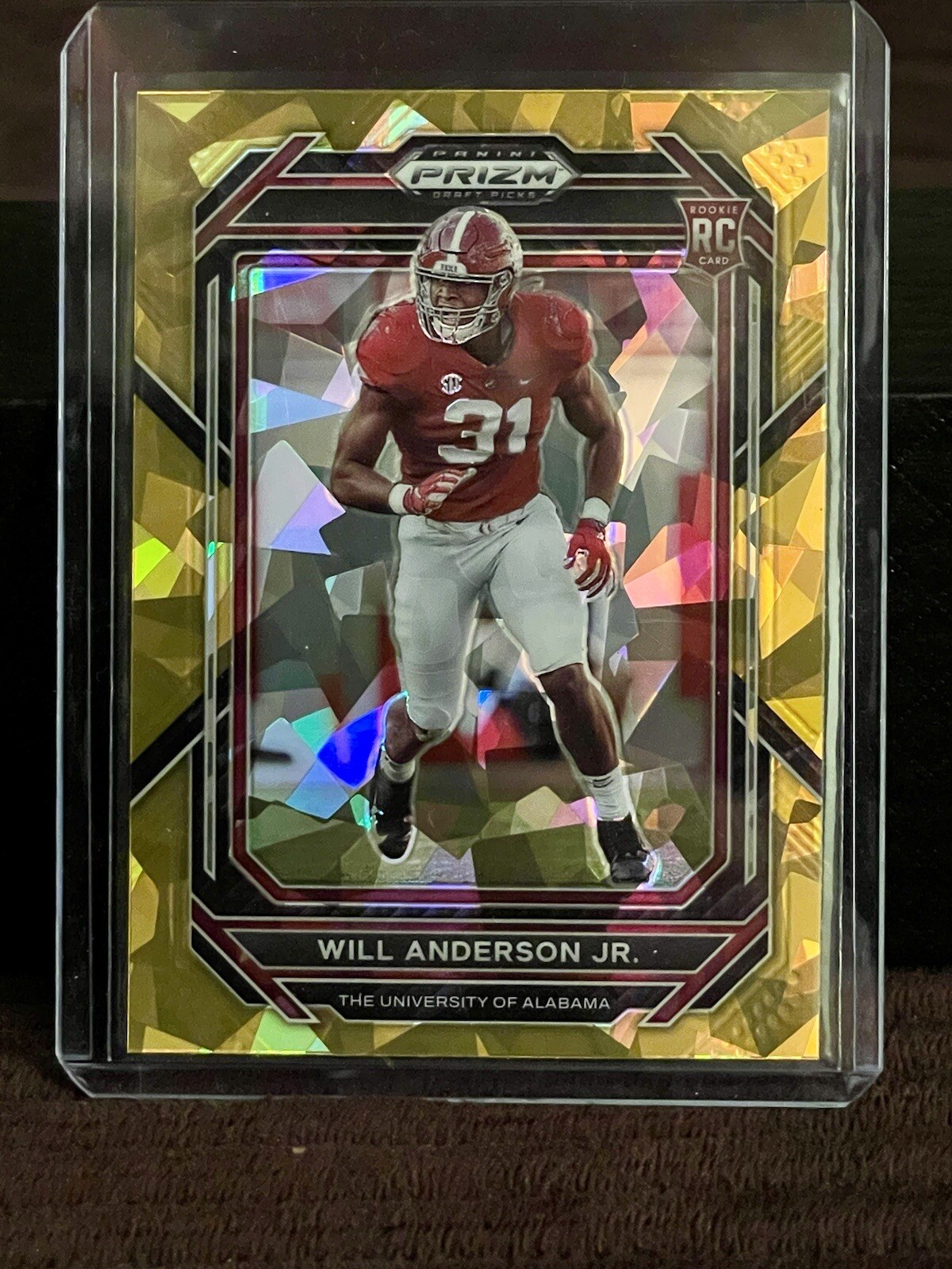 2023 Prizm Draft Picks Gold Ice PRIZM Will Anderson Jr#162 Houston Texans (RC)