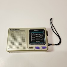 Radio Portable Bell Howell am/fm/mw/sw 9 Band World Receiver MW.SW1-7 Working