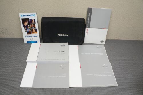 2014 NISSAN JUKE OWNERS MANUAL WITH CASE AND LITERATURE FREE SHIPPING