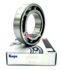 KOYO JTEKT 6008 C3 DEEP GROOVE BALL BEARING, OPEN TYPE, NO SEALS 40x68x15 mm