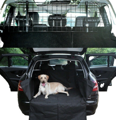 FOR CITROEN DISPATCH & E-C4 X Heavy Duty Boot Liner & Dog Pet Mesh Guard Barrier