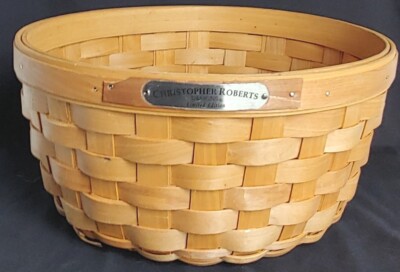 Circle Woven Basket Christopher Roberts Designs Limited Edition Basket 11'' Round