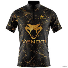 SALE Bowling Motiv Snake Black Gold Best Gift Zip Bowling Jersey Size S-5XL