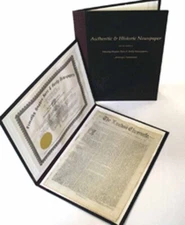 SMALL - DELUXE Archival PORTFOLIO for TIMHU Newspaper! Approx. 13 x 9.75 inches