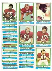 1974 Topps Football Team Set (B) - ST LOUIS CARDINALS | eBay