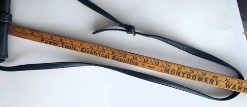 Leather Company Liz Claiborne leather purse pebbled black crossbody saddle - Picture 17 of 17