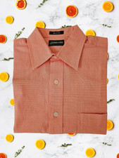ST. JOHN'S Bay 80'S PLY Men LONG SLEEVE DRESS SHIRT - SIZE SMALL