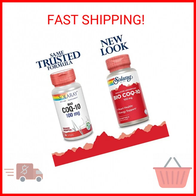 Solaray Bio CoQ-10 100 mg | Absorción mejorada | Vitaminas A y E | Corazón sano Foto 2 de 2