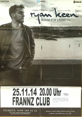 RYAN KEEN 2014 BERLIN - orig. Concert Poster - Konzert Plakat - DIN A1 - F/N