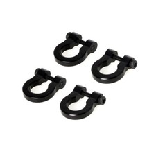 LCX 1/10 RC Crawler 4pcs Bumper Tow Shackle Set for TRX4 TRX6 SCX10 II III